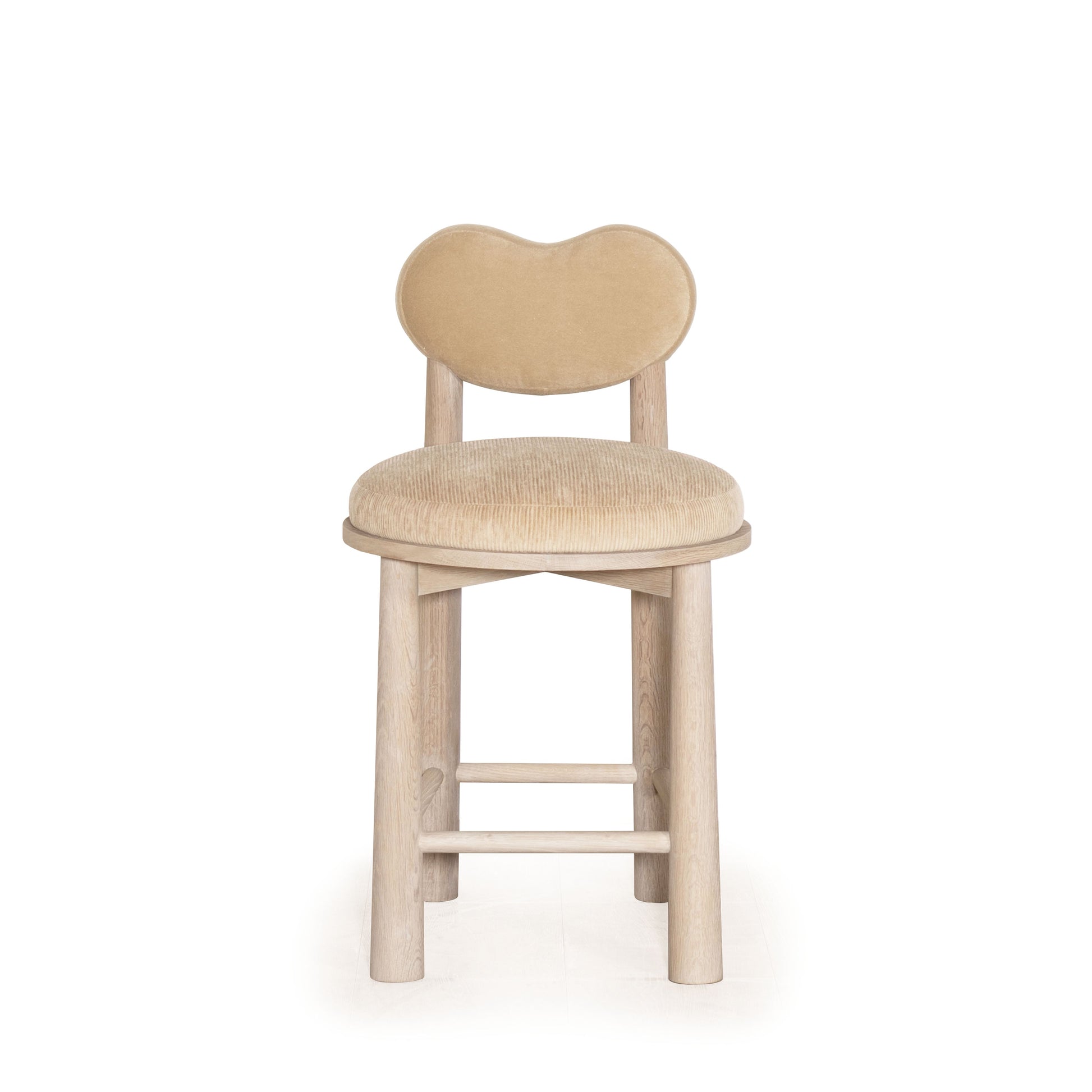 As Shown: in Sky Hemp back and Mila Cashew seat. Oak finished in Mint White Natural.